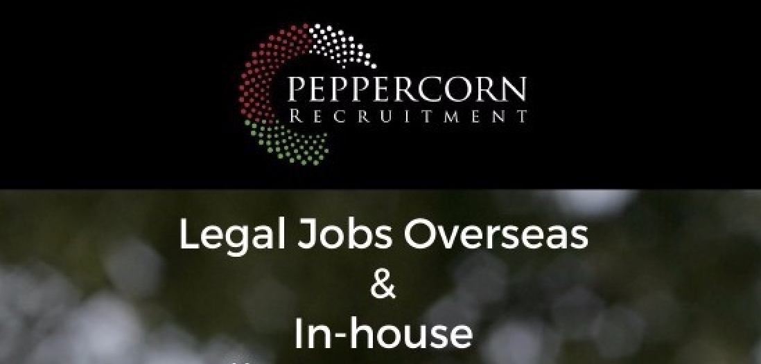 Peppercorn Recruitment - Legal jobs overseas and in-house